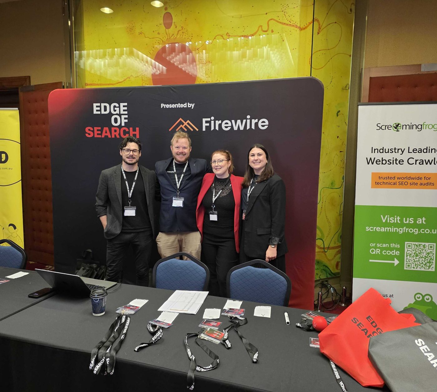 Our Edge of Search booth, Newcastle