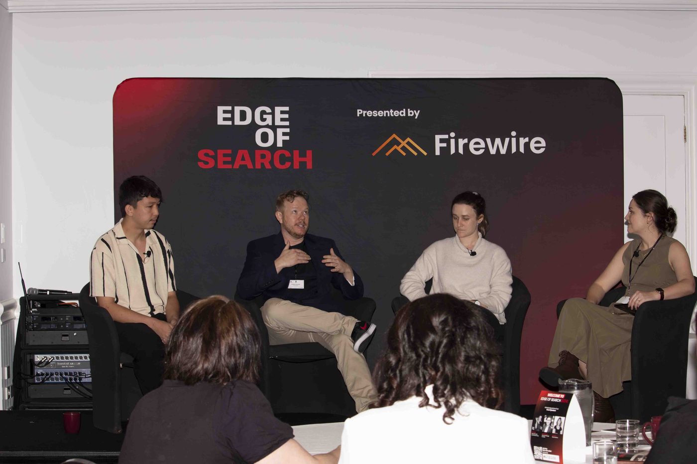 The panel, Edge of Search